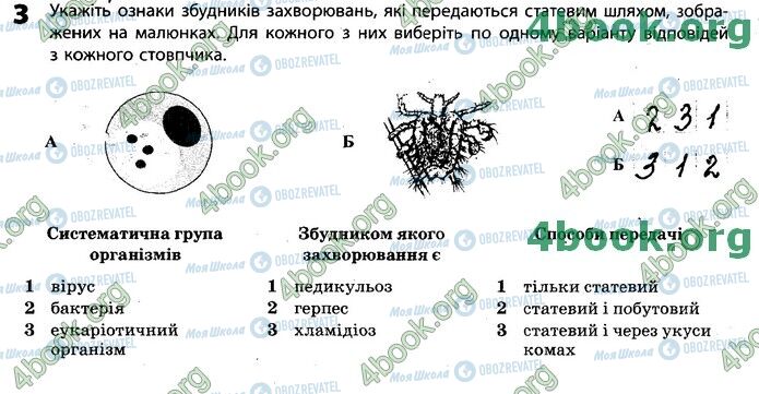 ГДЗ Біологія 11 клас сторінка Стр.30 (3)